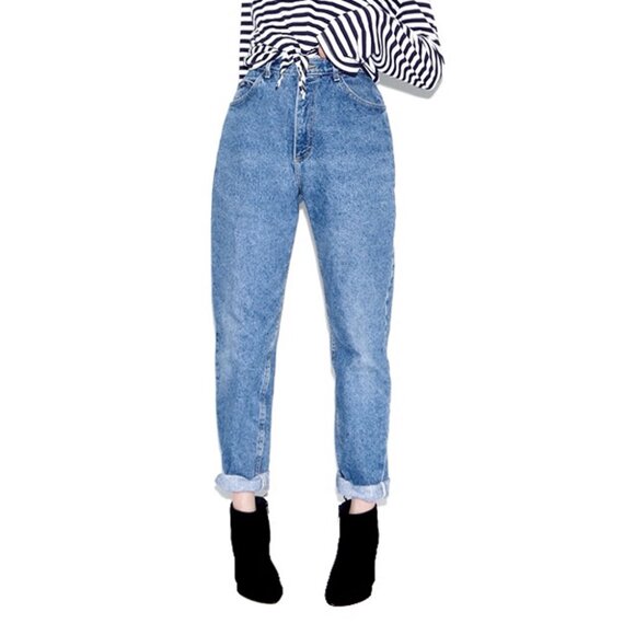 Riders by Lee Denim - Vintage Lee Riders | High Rise Mom Jeans Blue Denim – Size 12